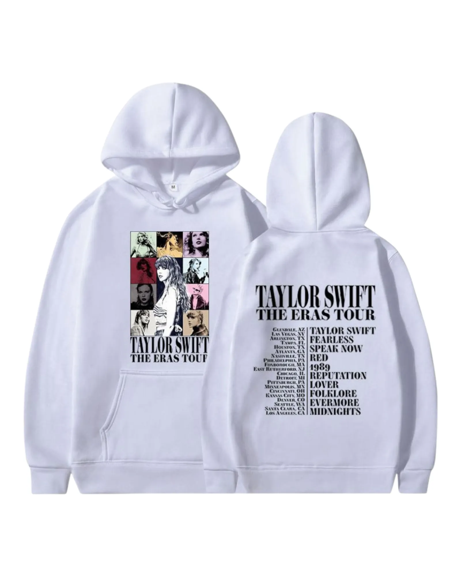 Graphic Double-Sided Women's Taylor Swift Eras Tour Hoodie