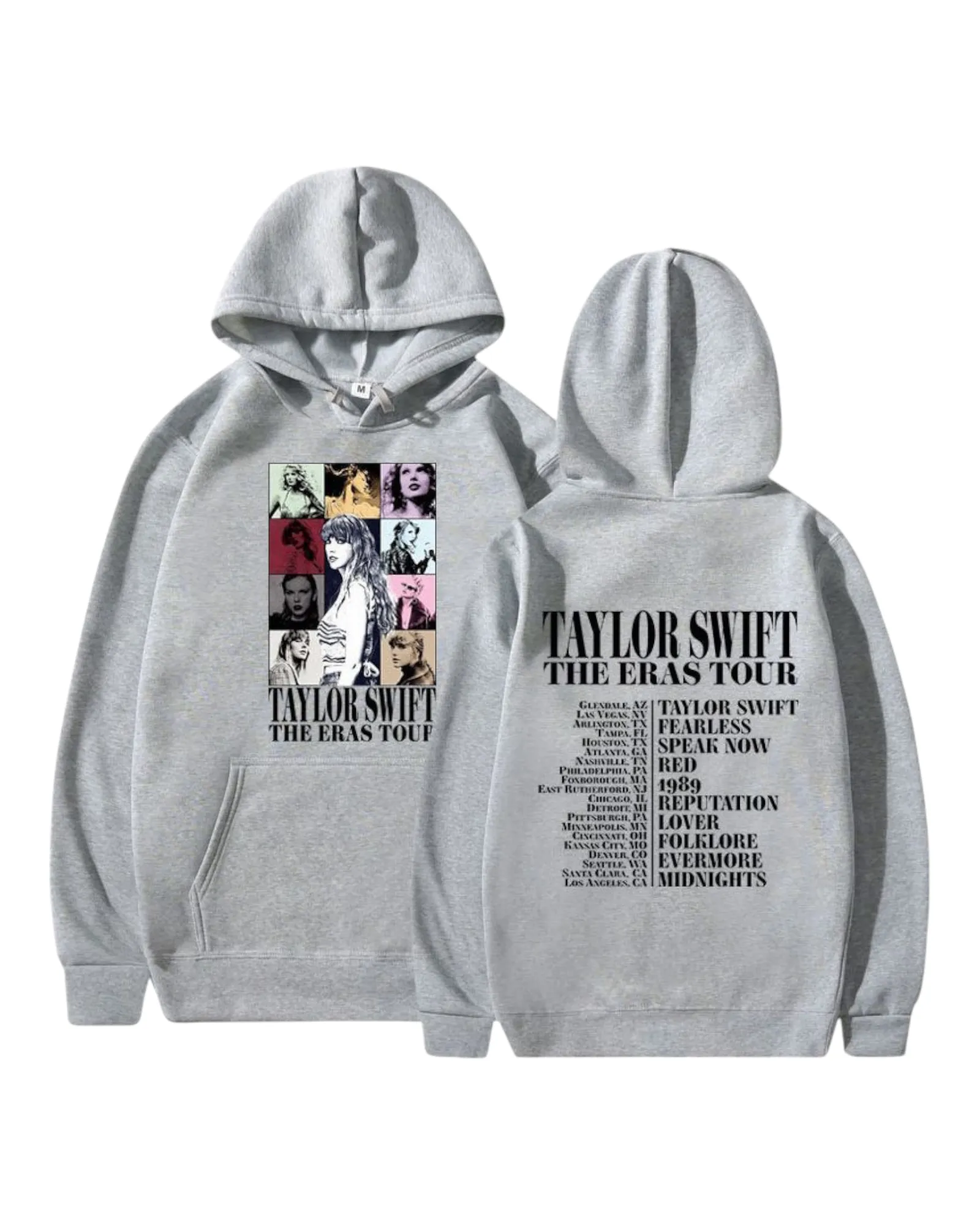 Graphic Double-Sided Women's Taylor Swift Eras Tour Hoodie