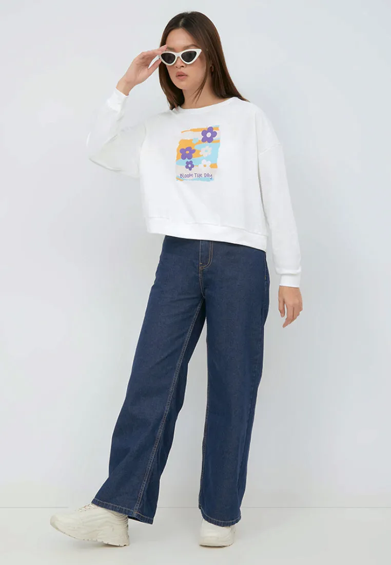 Graphic Loose Sweatshirt