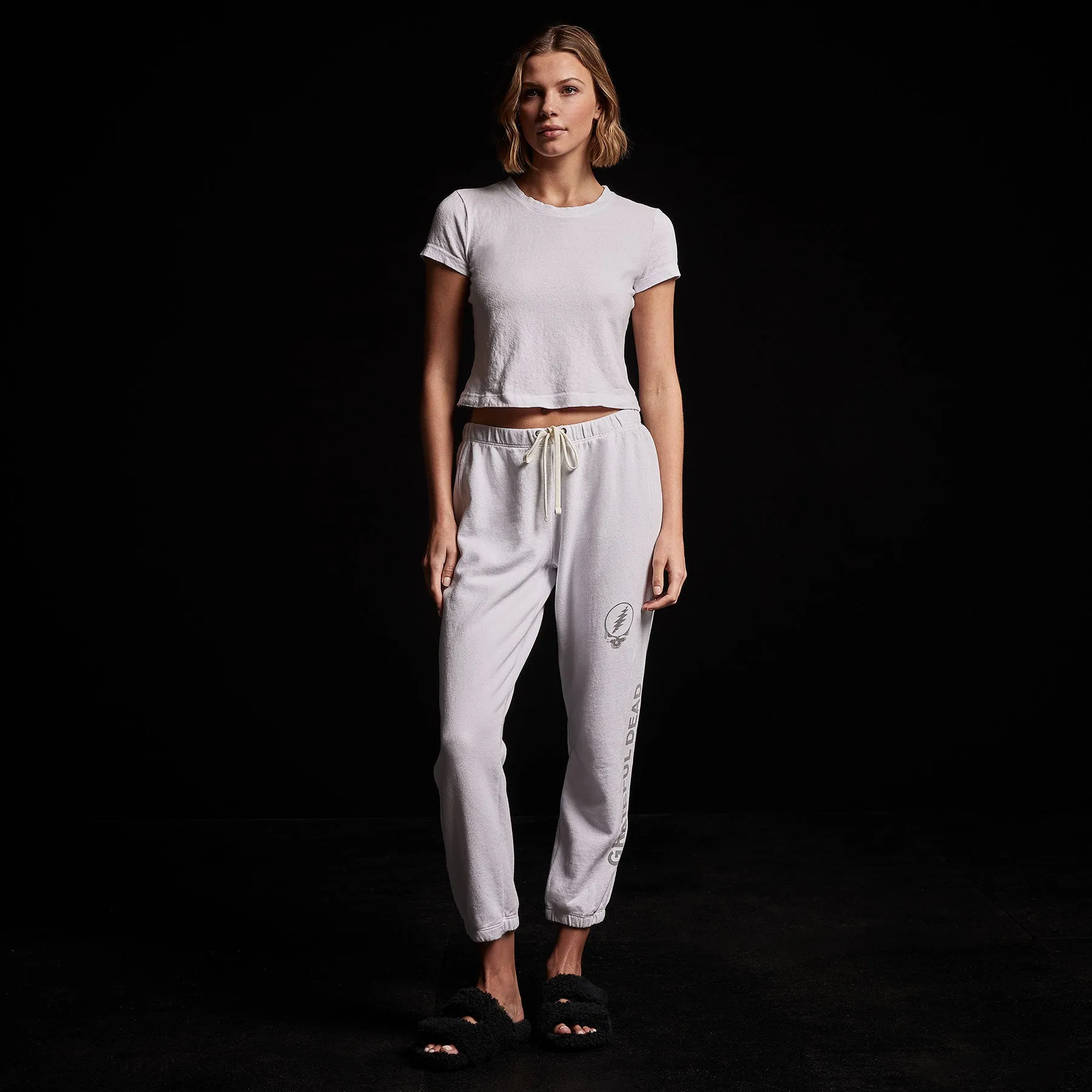 Grateful Dead Sweat Pant - White/ Grey