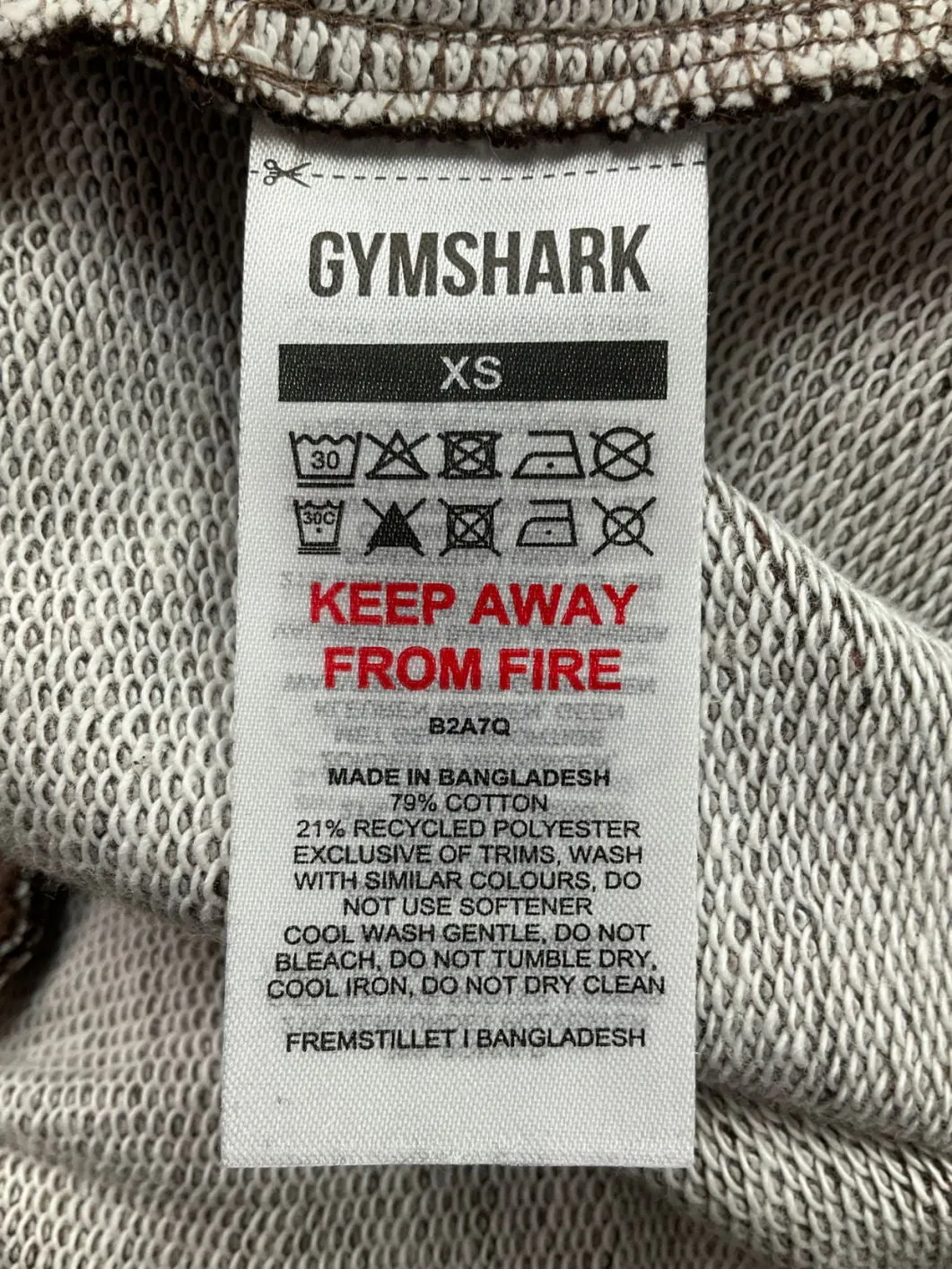 gymshark Brown Rest Day Sweat Joggers UK XS