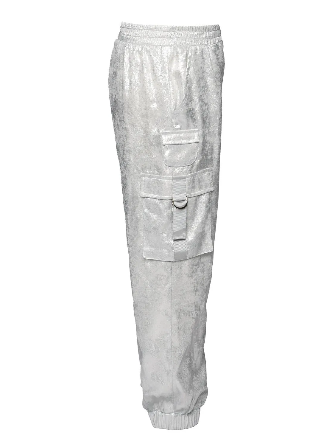 Hannah Banana Metallic Cargo Jogger