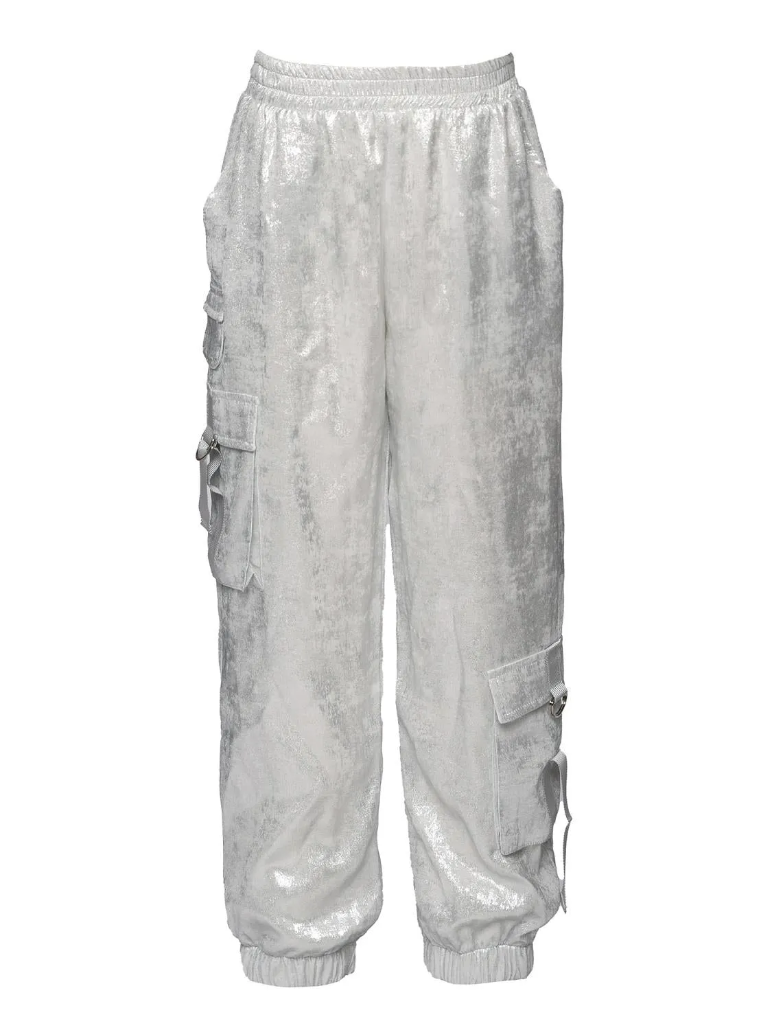 Hannah Banana Metallic Cargo Jogger