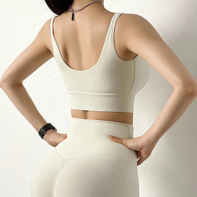 Hazel 2-Piece Leggings and Crop Tops Workout Set