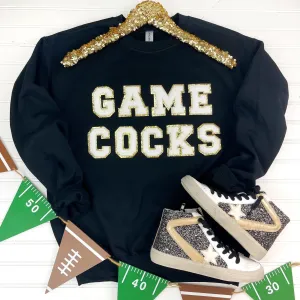HAZEL BLUES® | GAME DAY PATCH SWEATSHIRT: GAME COCKS