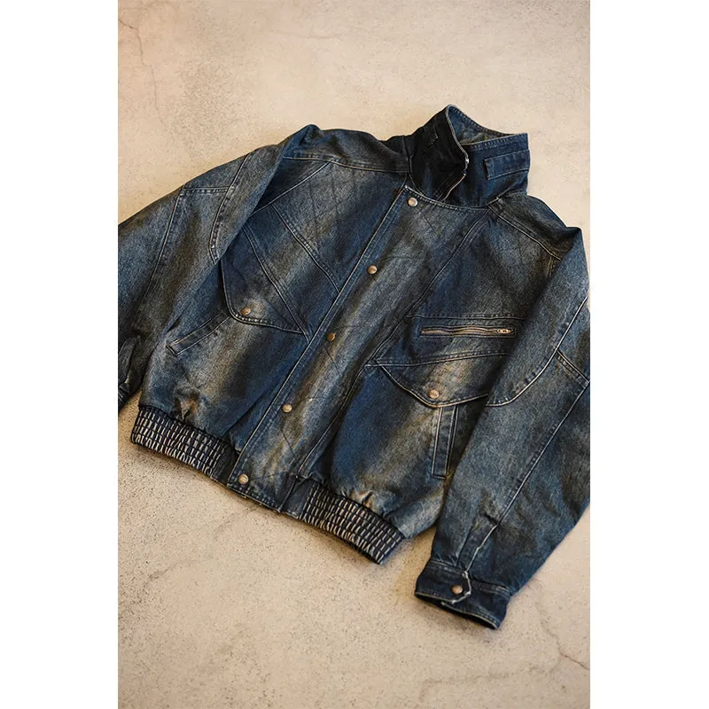 Heavy Washed Denim Jacket