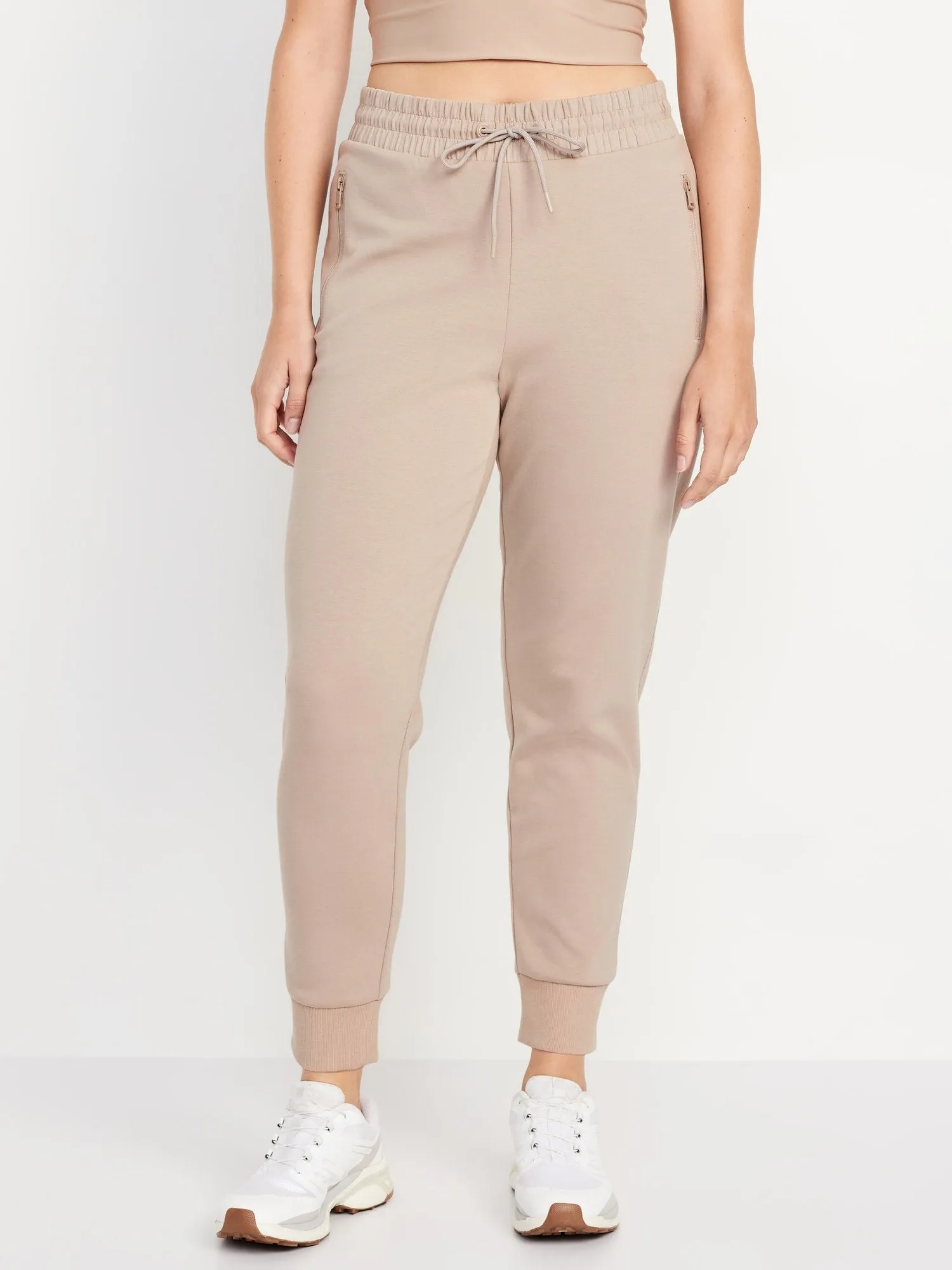 High-Waisted Dynamic Fleece Joggers