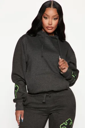 Higher Power Graphic Hoodie - Charcoal