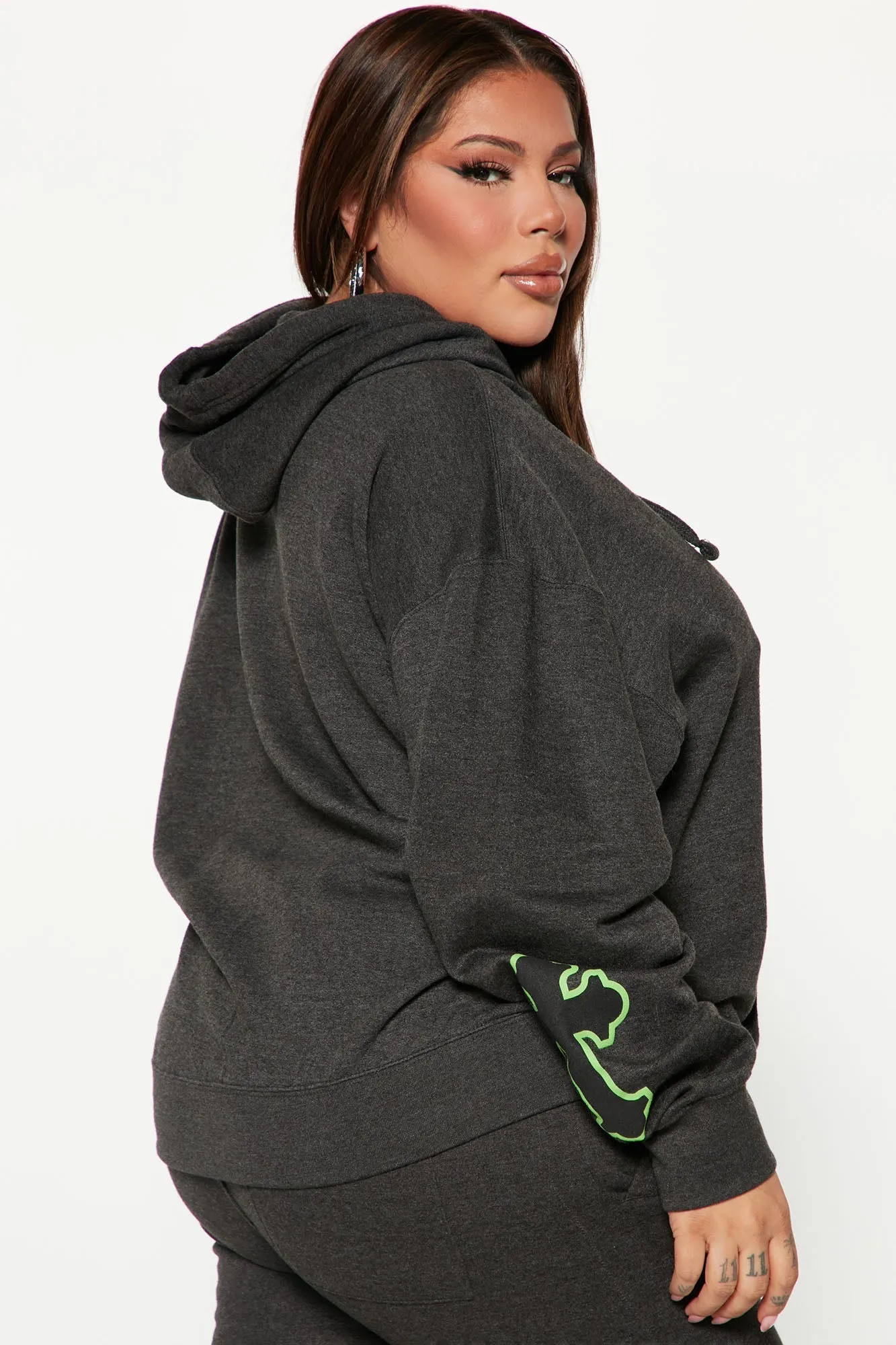 Higher Power Graphic Hoodie - Charcoal