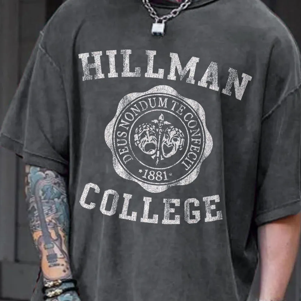 HIllman College Men's Fashion Summer T-Shirts