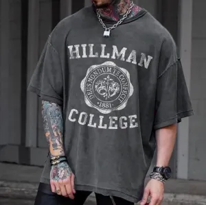 HIllman College Men's Fashion Summer T-Shirts
