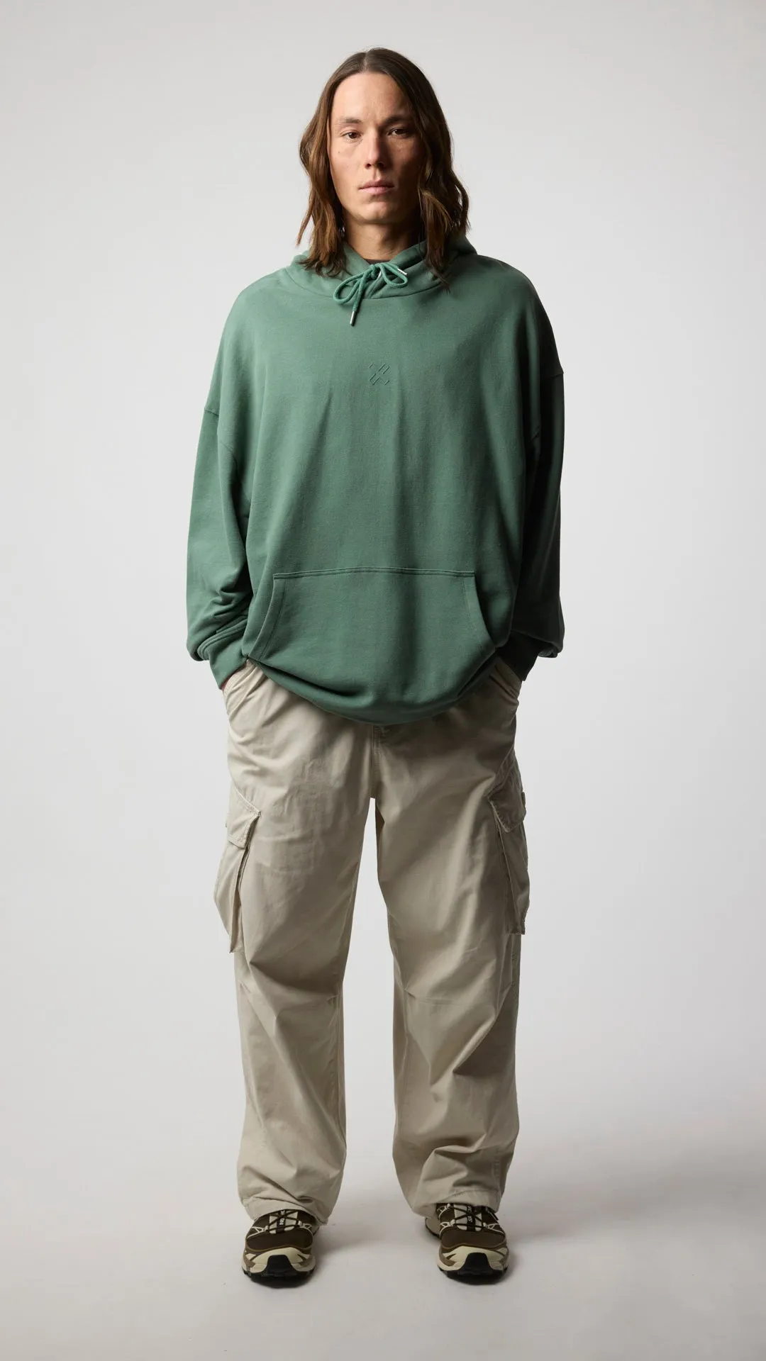 HOODIE BONFIRE PINE GREEN