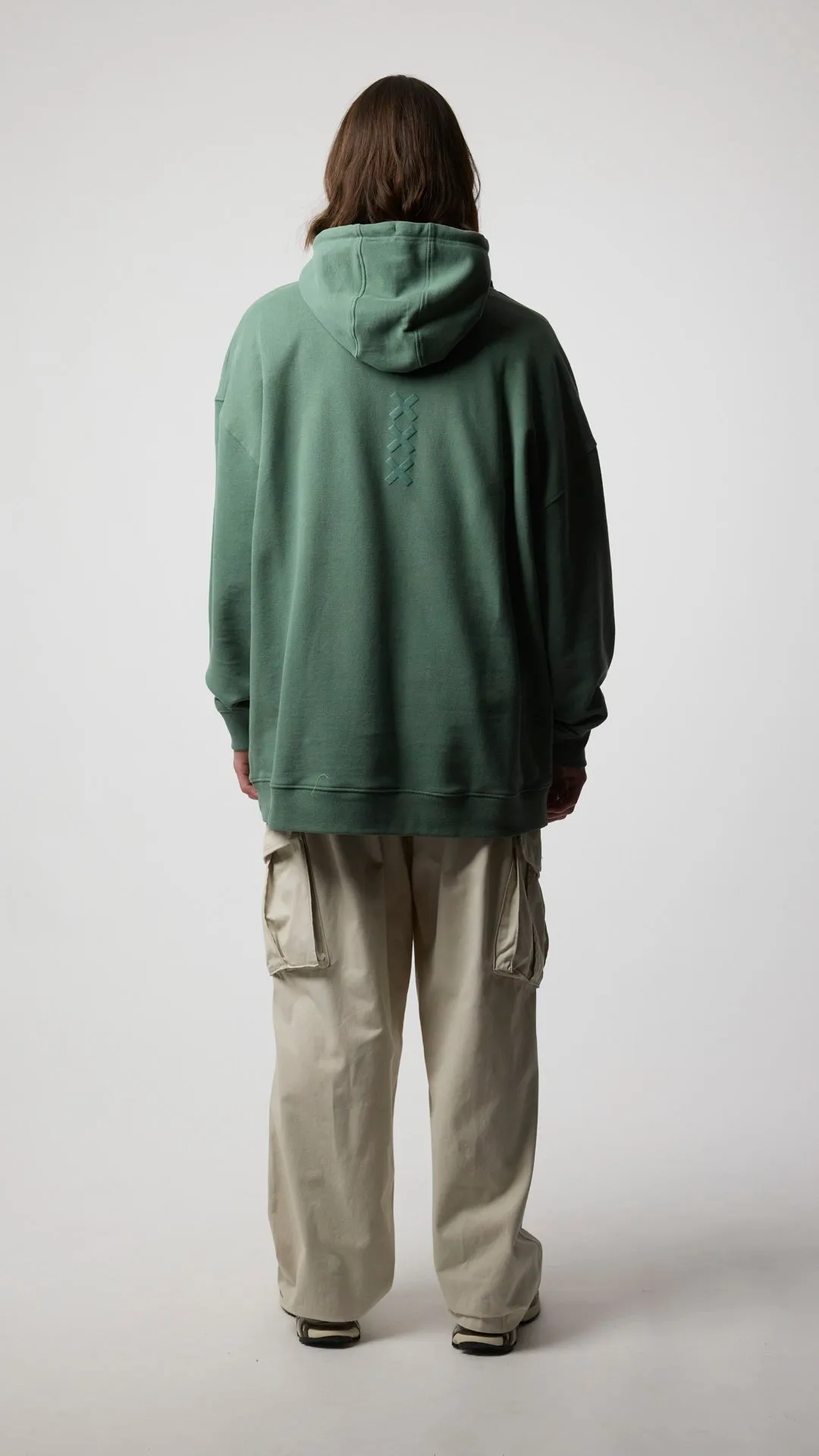 HOODIE BONFIRE PINE GREEN