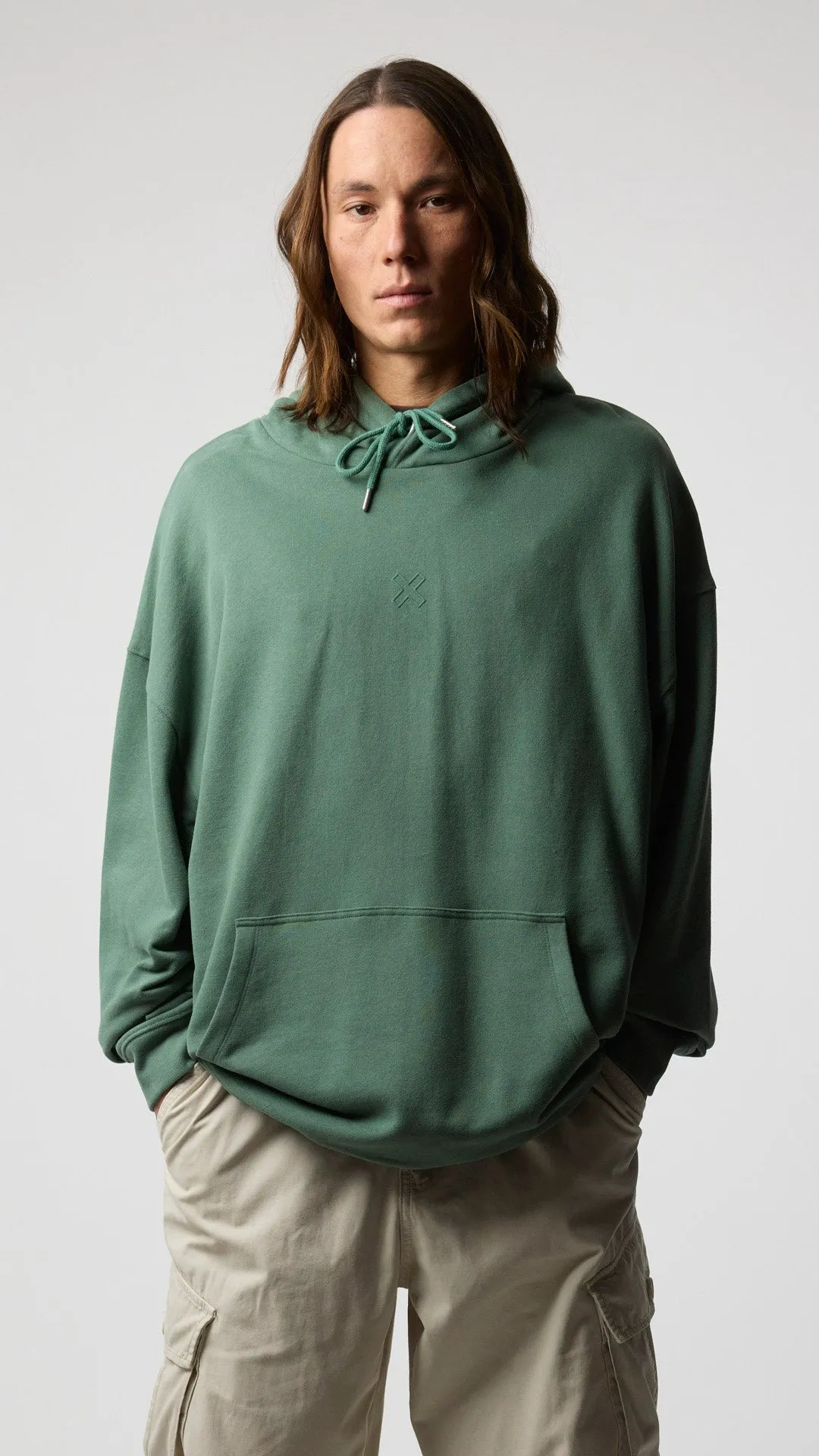 HOODIE BONFIRE PINE GREEN