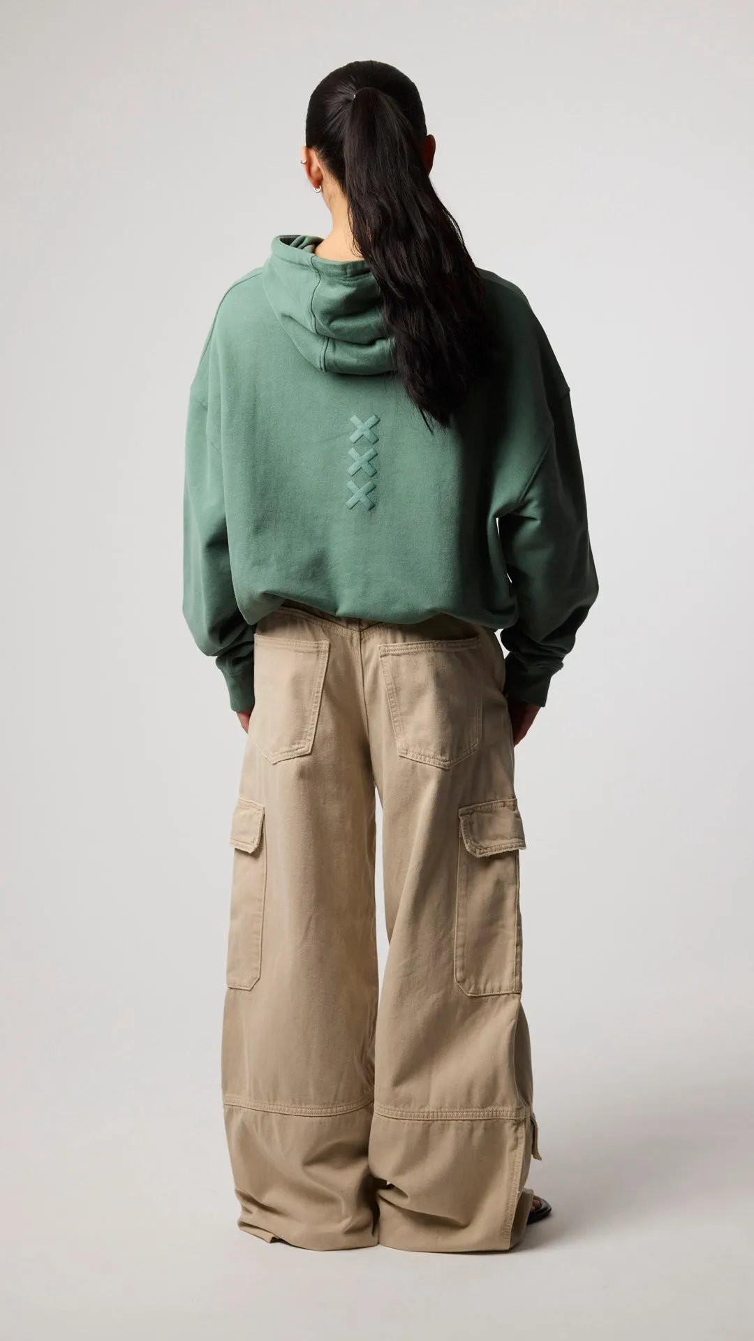 HOODIE BONFIRE PINE GREEN