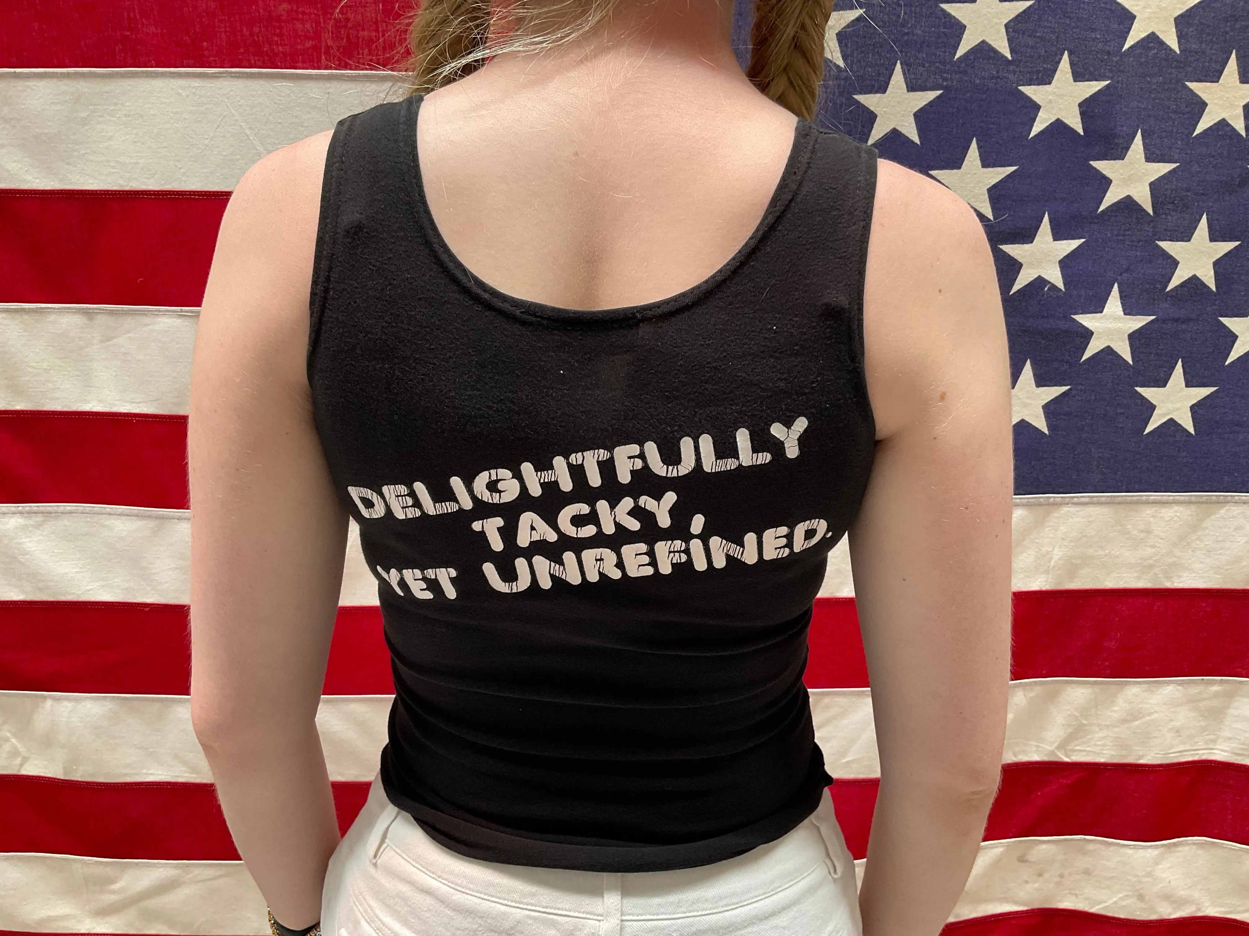 Hooters®️ Womens Vintage 1990s Black Tank Top Made in USA