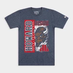 Howard Bison 1980s-Inspired Vintage Tee