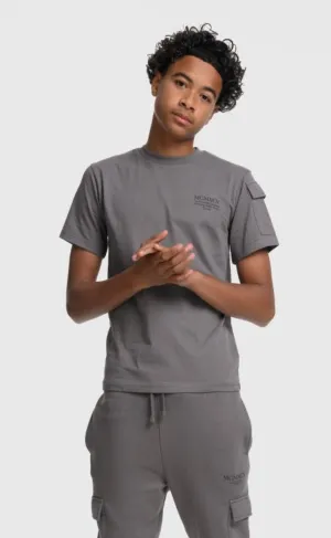 INTEGER BOYS T-SHIRT - CHARCOAL