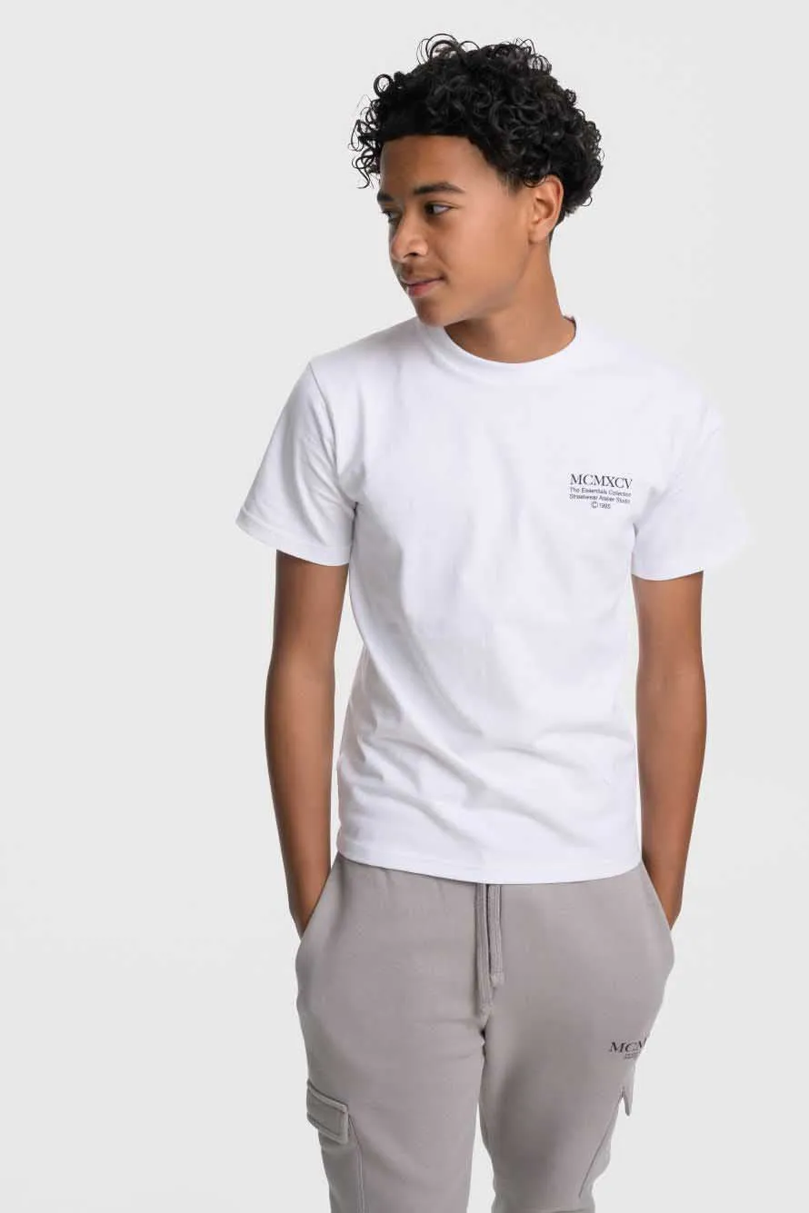 INTEGER BOYS T-SHIRT - WHITE