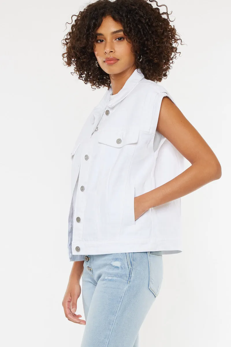 Joey Oversized 80's Vest