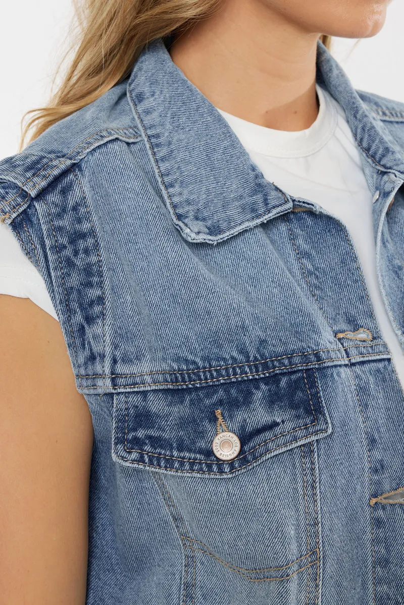 Joey Oversized 80's Vest