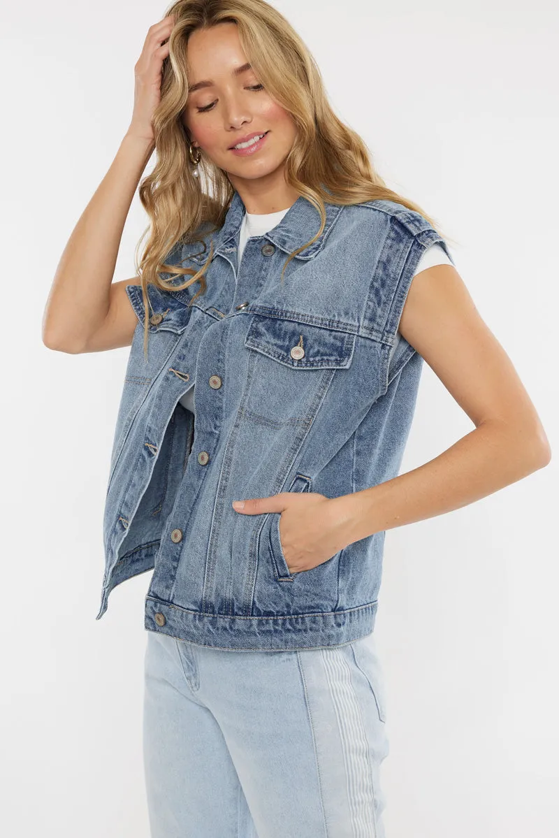 Joey Oversized 80's Vest