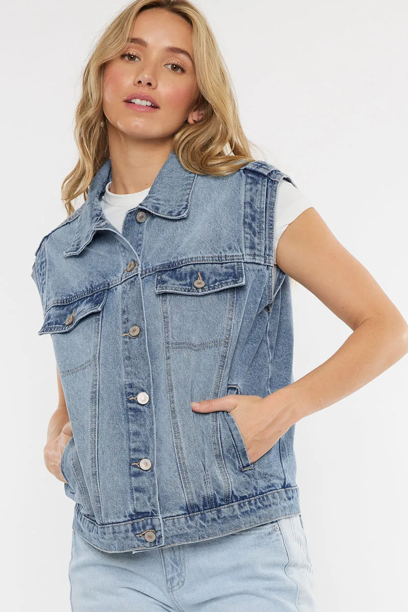 Joey Oversized 80's Vest