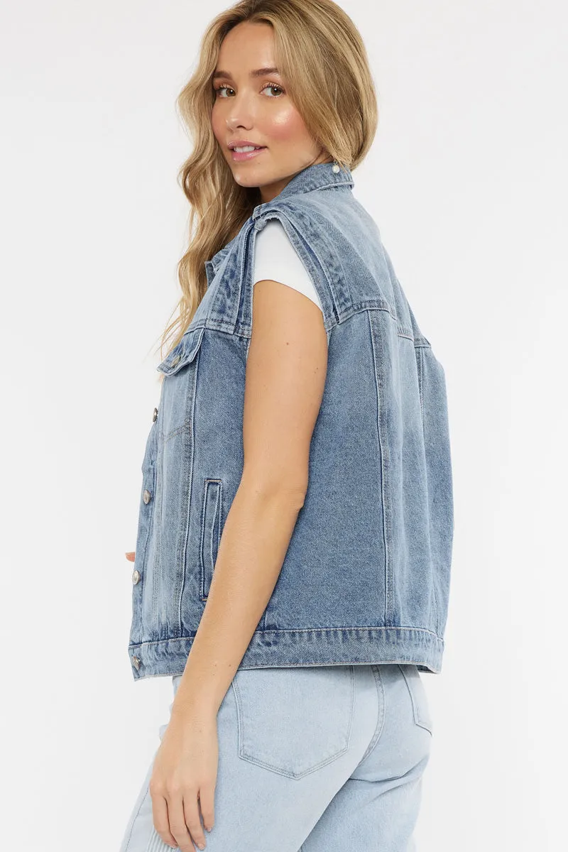 Joey Oversized 80's Vest