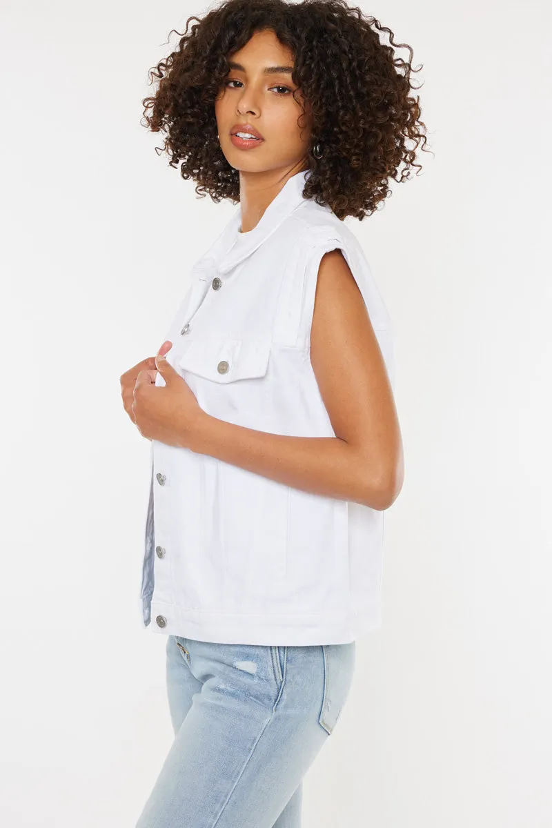 Joey Oversized 80's Vest