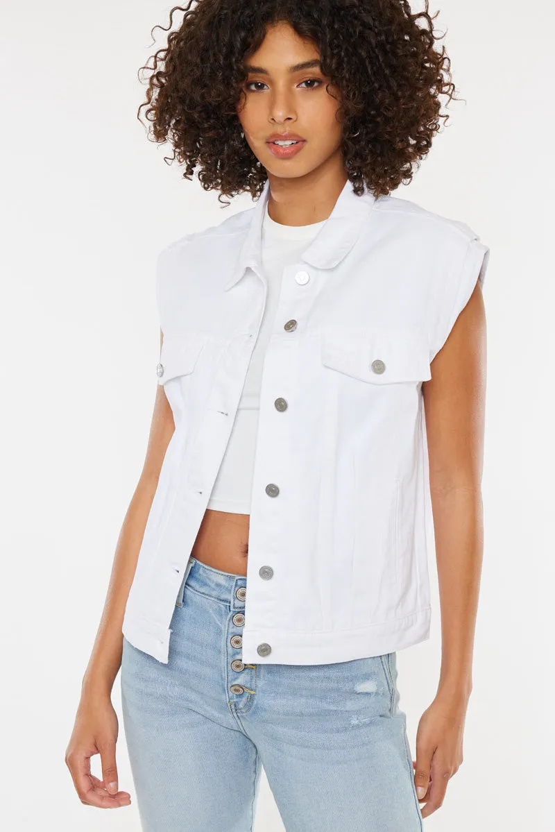 Joey Oversized 80's Vest
