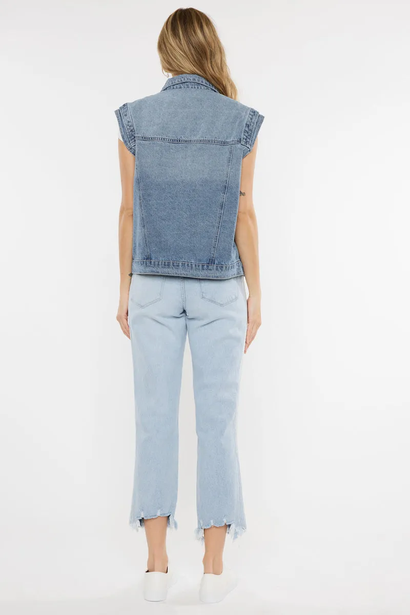 Joey Oversized 80's Vest