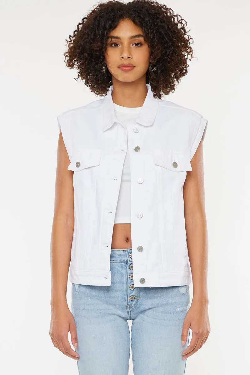 Joey Oversized 80's Vest