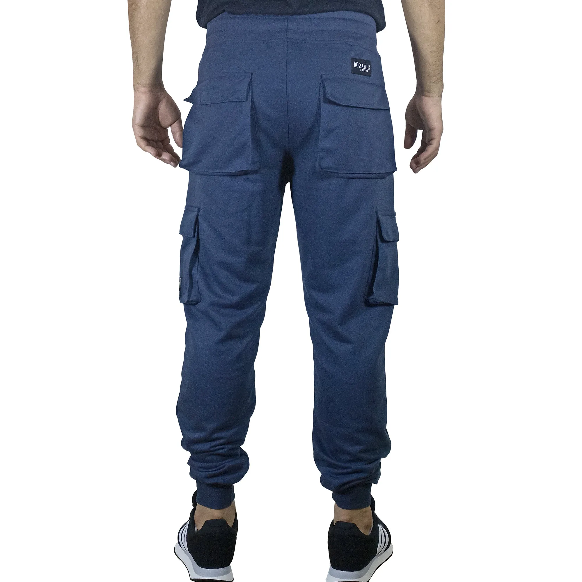 Jogger Cargo Algodón Para Hombre - Acero