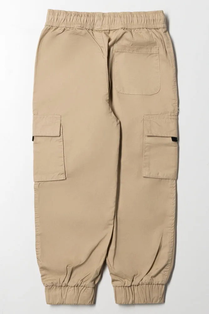 Jogger Cargo Pants Natural