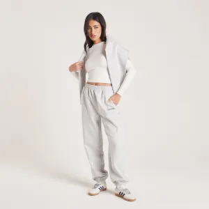 Jogginghose mit Bündchen - Grauer Melange