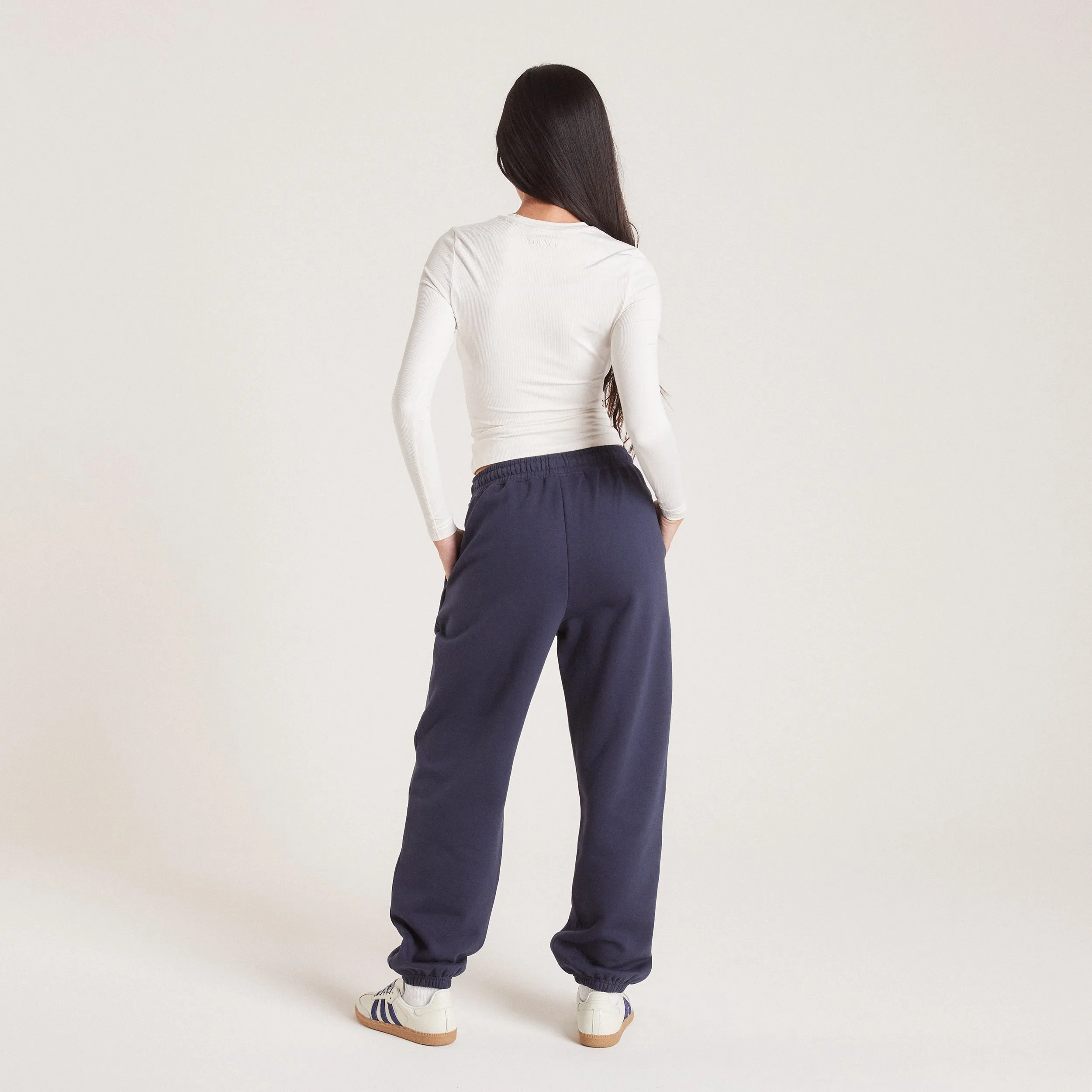Jogginghose mit Bündchen - Tintenblau