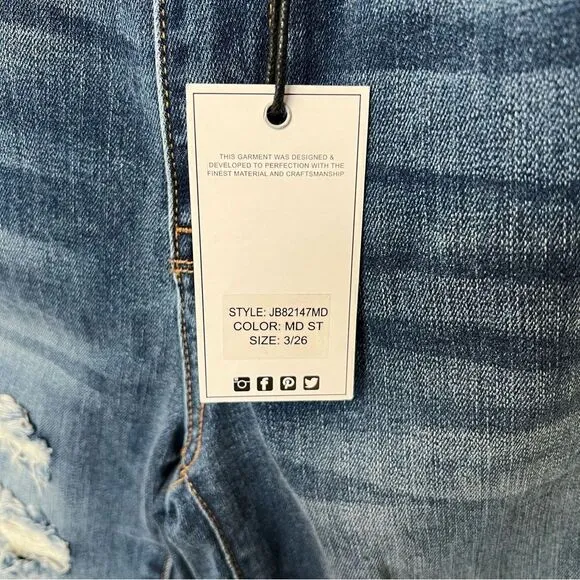 Judy Blue #82147 Distressed Skinny Jean 3/26