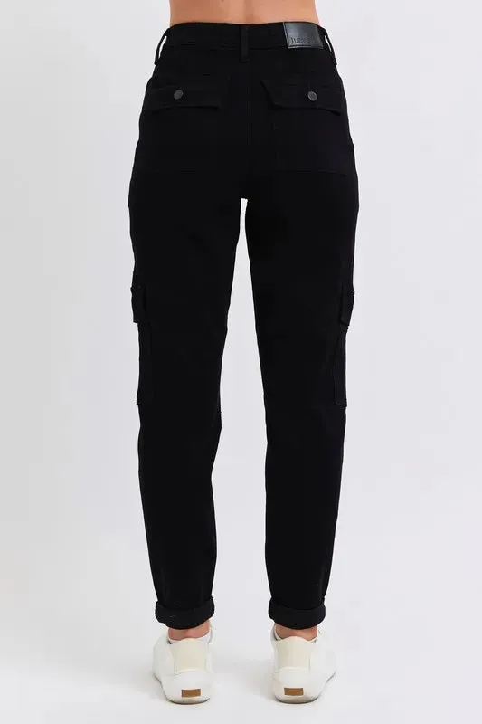 Judy Blue Full Size High Waist Cargo Cuffed Jogger Plus Size