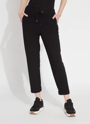 Julia Stretch Crepe Cuffed Jogger Curvy