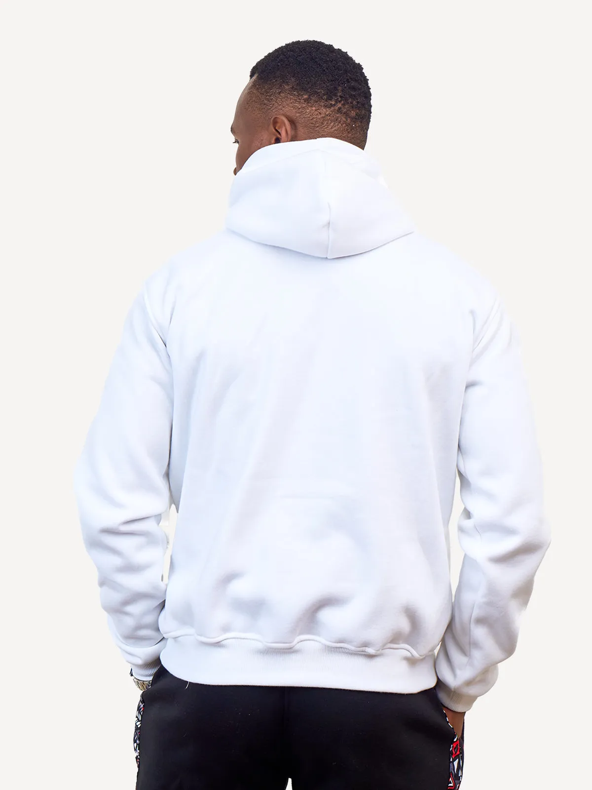 Kali Graphic Hoodies: White with Tembo