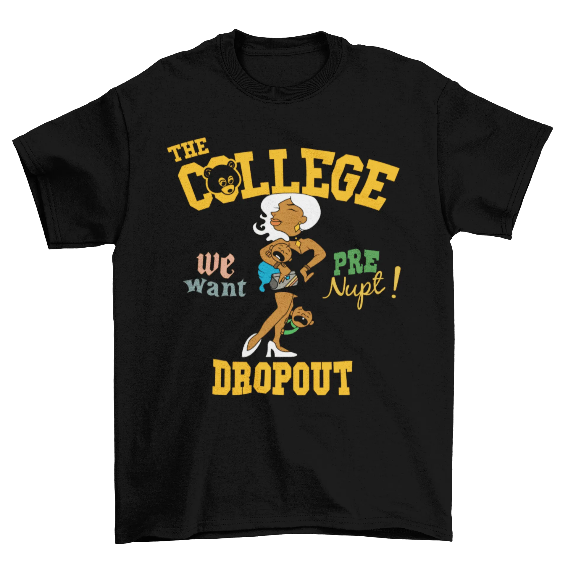 KANYE COLLEGE DROPOUT PRENUP TSHIRT