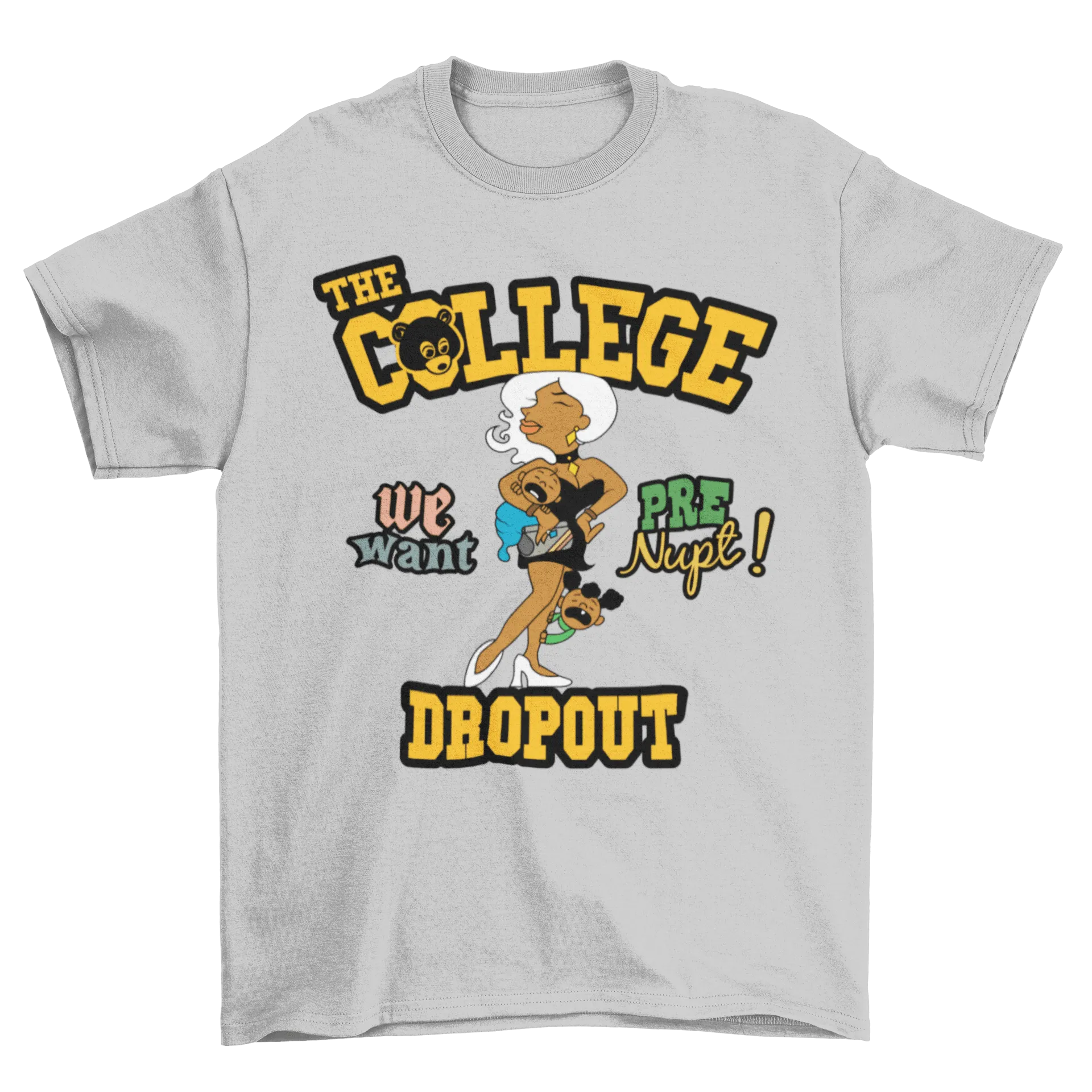 KANYE COLLEGE DROPOUT PRENUP TSHIRT