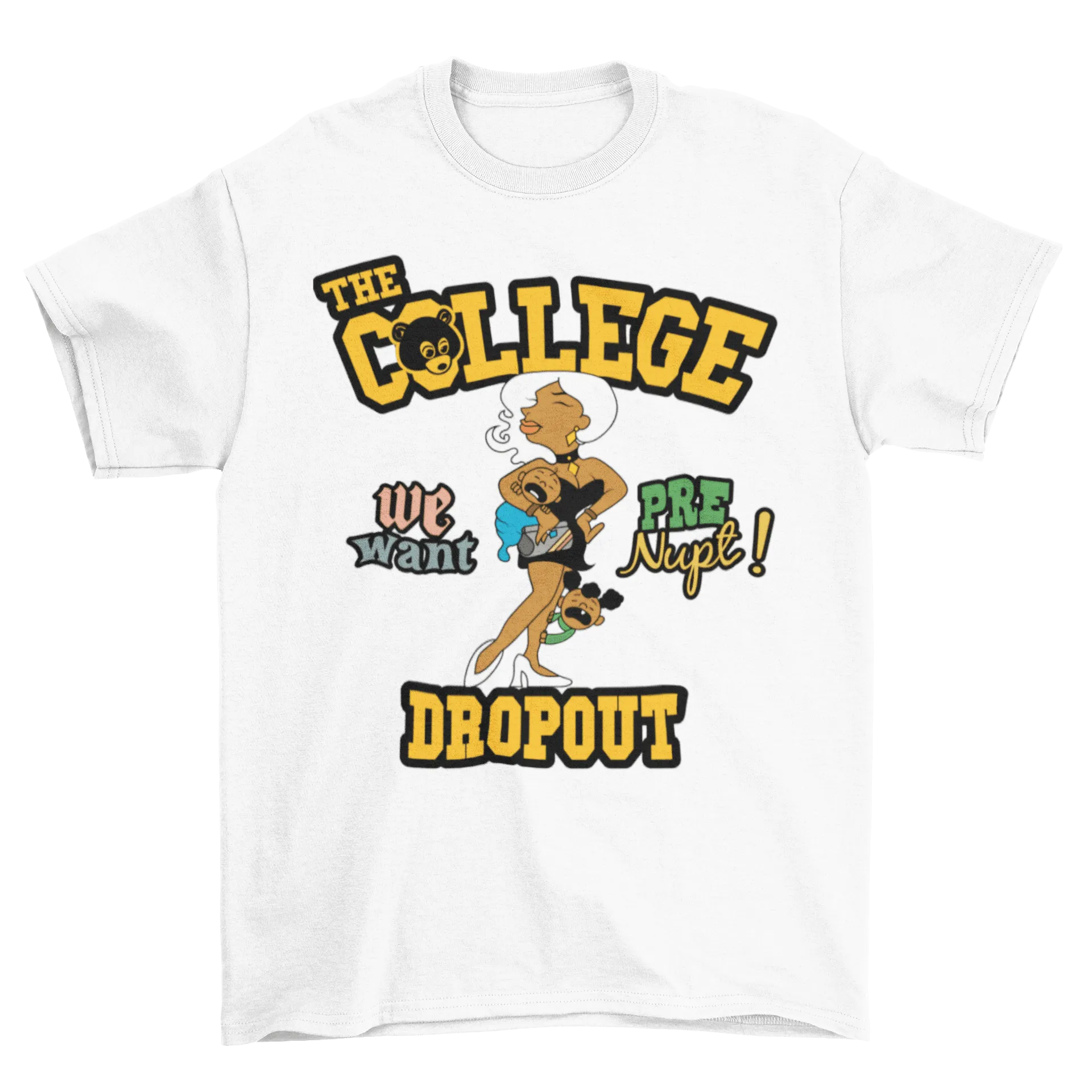 KANYE COLLEGE DROPOUT PRENUP TSHIRT