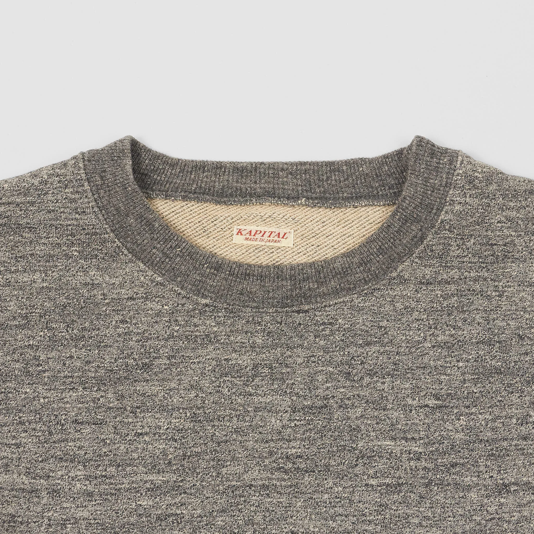 Kapital Back Skeletor  Crew Neck Sweatshirt