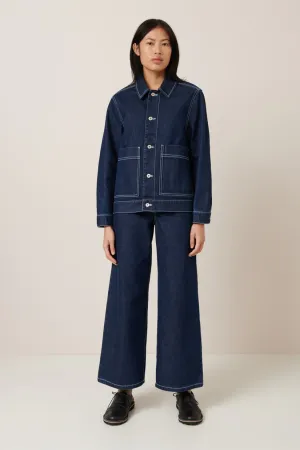 Kowtow Worker Jacket - Indigo Denim