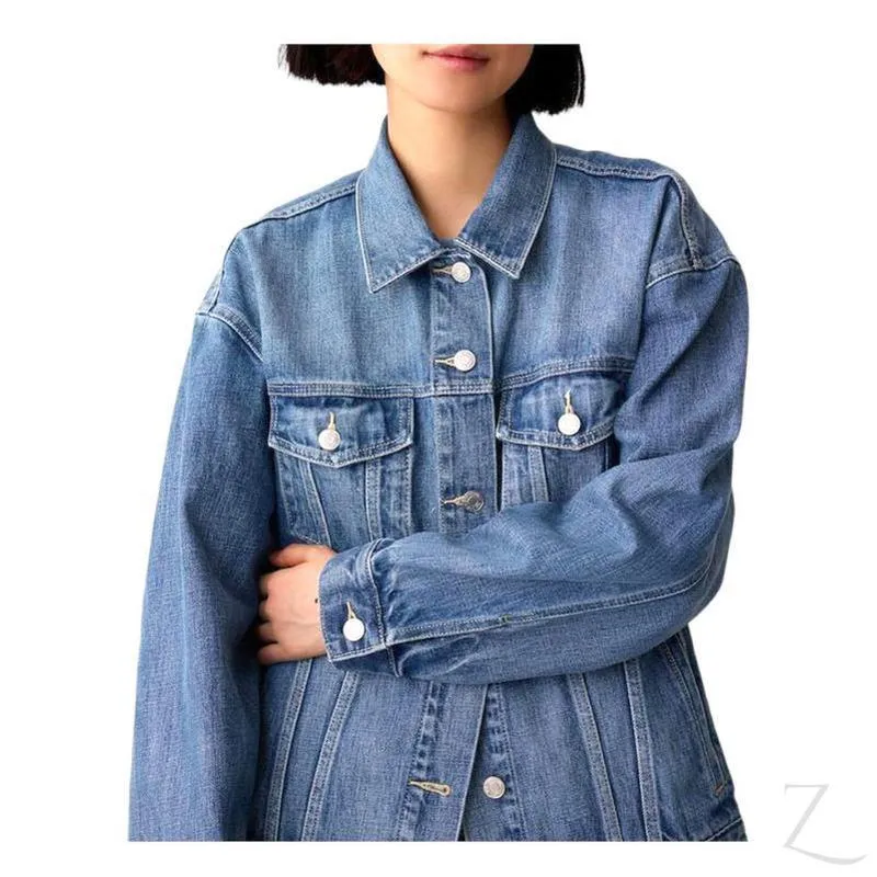 Ladies Super Strong Icon Denim Jacket | Oversized | "Bobo"