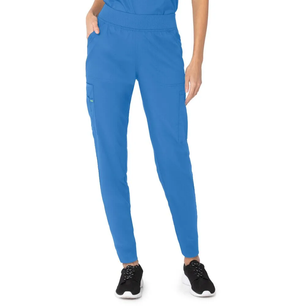 Landau Proflex Women's Banded-Bottom Jogger Pants with Elastic Waistband   7 Pockets - CEIL / Sizes XS - 5XL