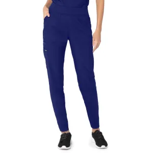 Landau Proflex Women's Banded-Bottom Jogger Pants with Elastic Waistband   7 Pockets - TRUE NAVY / Sizes XS - 5XL