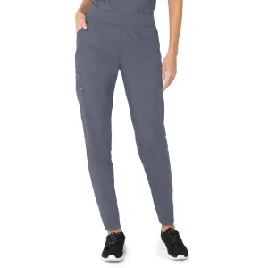 Landau Proflex Women's Banded-Bottom Jogger Pants with Elastic Waistband   7 Pockets - WHITE / Sizes XS - 5XL