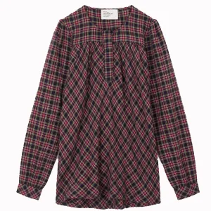 Leon & Harper Celsius Plain Blouse Red